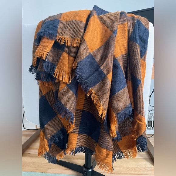 ❌SOLD Madewell Buffalo Check Blanket Scarf - Picture 5 of 7